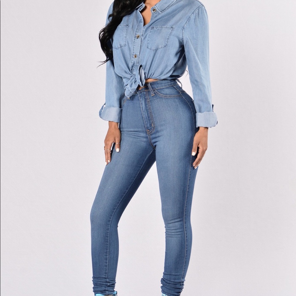 Fashion Nova Classic High Waisted Jeans